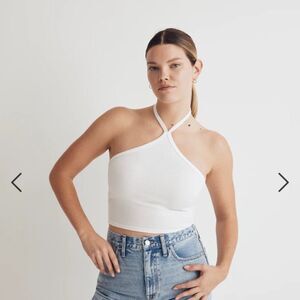 Madewell Supima Rib Halter Tank Top